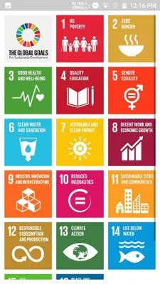 Samsung Global Goals android App screenshot 1